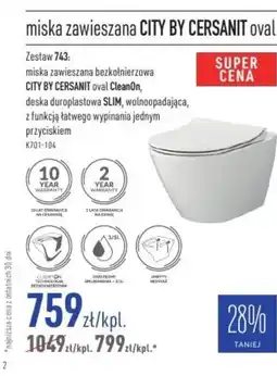 Cersanit Miska wc Cersanit oferta