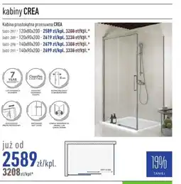 Cersanit Kabina prysznicowa Crea oferta