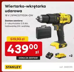 3W Wiertarko-wkrętarka Stanley oferta