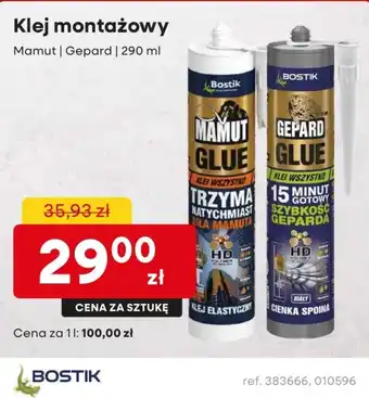 3W Klej montażowy Mamut oferta