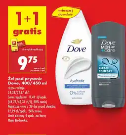 Biedronka Żel pod prysznic Dove oferta