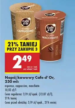 Biedronka Cappuccino Cafe d'Or oferta