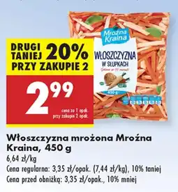 Biedronka Włoszczyzna Mroźna Kraina oferta