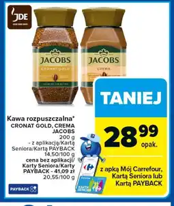 Carrefour Kawa rozpuszczalna Jacobs oferta
