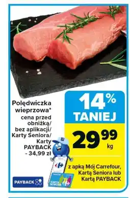 Carrefour Polędwica wieprzowa Carrefour oferta