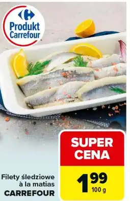 Carrefour Filety śledziowe Carrefour oferta