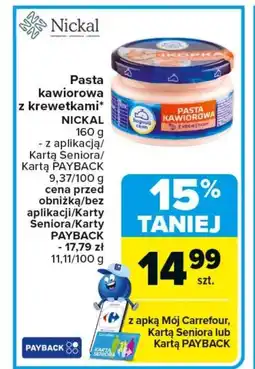 Carrefour Pasta kawiorowa oferta