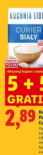 Lidl Cukier biały kryształ Kuchnia Lidla oferta