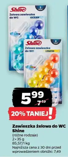Netto Zawieszka żelowa do WC Shine oferta
