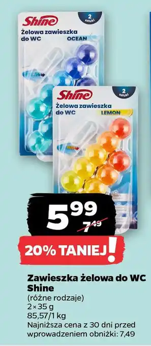Netto Zawieszka żelowa do WC Shine oferta