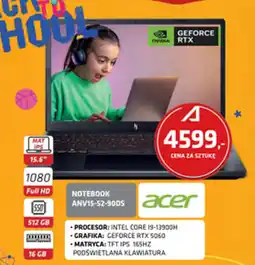 Alsen Notebook Acer ANV15-52-90DS oferta