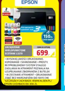 Alsen Urządzenie wielofunkcyjne Epson EcoTank L3270 oferta
