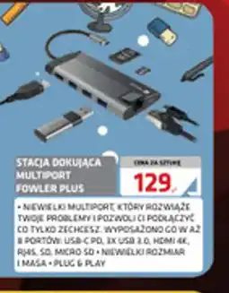 Alsen Stacja dokująca multiport Fowler Plus oferta