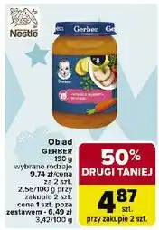 Carrefour Obiadek jarzynki z delikatnym schabem Gerber oferta