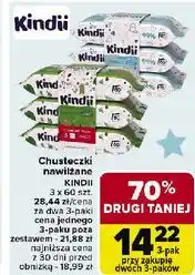 Carrefour Chusteczki wilgotne natural balance Cleanic Kindii oferta