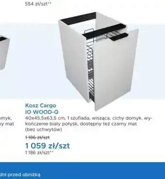 Blu Kosz Cargo IO WOOD-Q oferta