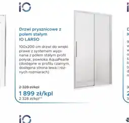 Blu iO Drzwi prysznicowe z polem stałym IO LARSO oferta