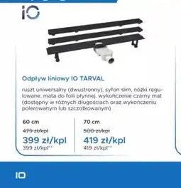 Blu iO Odpływ liniowy IO TARVAL oferta