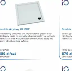 Blu Brodzik akrylowy IO Idde oferta