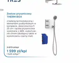 Blu Tres Zestaw prysznicowy THERM-BOX oferta