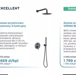 Blu Excellent Zestaw prysznicowo-wannowy 2-funkcyjny PI oferta