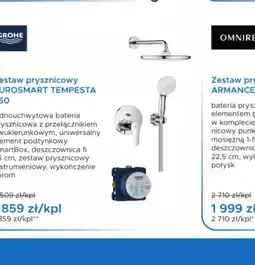 Blu Grohe Zestaw prysznicowy EUROSMART TEMPESTA 250 oferta