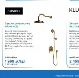 Blu Omnires Zestaw prysznicowy ARMANCE oferta