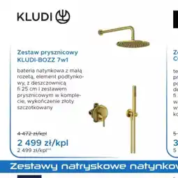 Blu Zestaw prysznicowy KLUDI-BOZZ 7w1 oferta