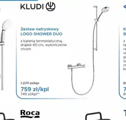 Blu Zestaw natryskowy LOGO SHOWER DUO oferta