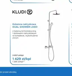 Blu Kolumna natryskowa DUAL SHOWER LOGO oferta