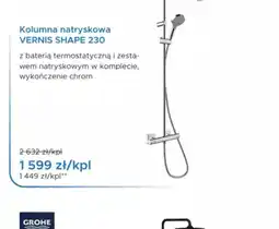 Blu Hansgrohe Kolumna natryskowa VERNIS SHAPE 230 oferta
