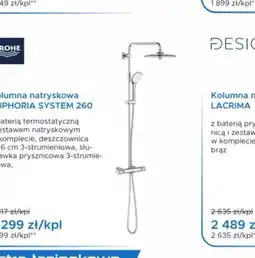 Blu Grohe Kolumna natryskowa EUPHORIA SYSTEM 260 oferta