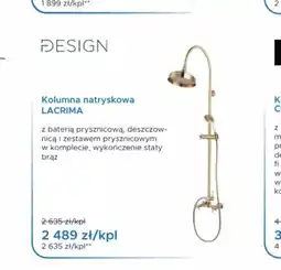Blu Design Kolumna natryskowa LACRIMA oferta