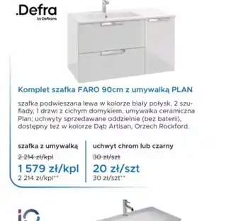Blu Defra Komplet szafka FARO 90cm oferta