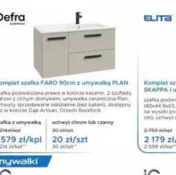 Blu Defra Komplet szafka FARO 90cm oferta