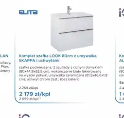 Blu Elita Komplet szafka LOOK 80cm oferta