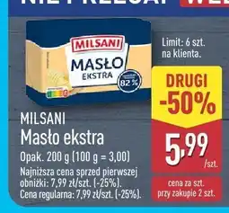 ALDI Masło ekstra Milsani oferta