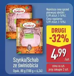 ALDI Szynka/schab ze Świniobicia Aldi oferta
