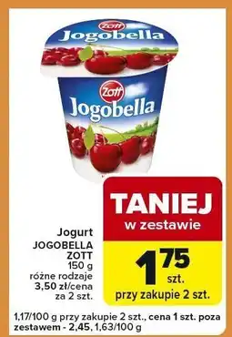 Carrefour Express Jogurt Jogobella Zott oferta