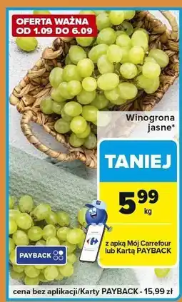 Carrefour Express Winogrona jasne Carrefour Express oferta