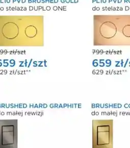 Blu Roca PL10 PVD BRUSHED GOLD oferta
