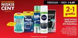 Biedronka Produkty do golenia oferta