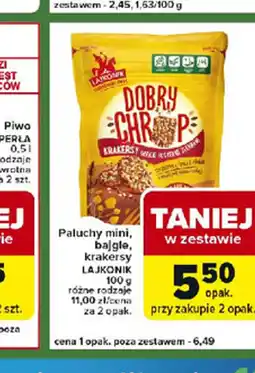 Carrefour Express Paluchy mini, bajgle, krakersy oferta
