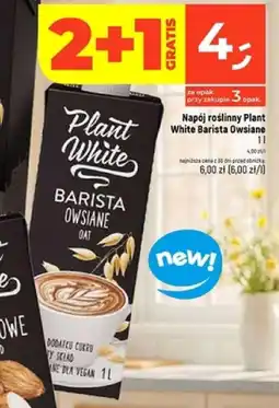 Dealz Napój roślinny Plant White Barista Owsiane oferta