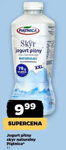 Netto Jogurt pitny skyr naturalny Piątnica oferta