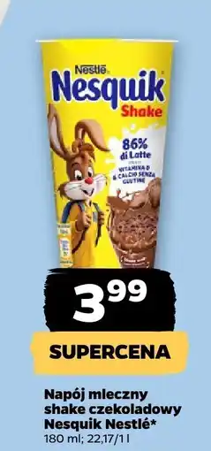 Netto Napój mleczny shake czekoladowy Nesquik oferta