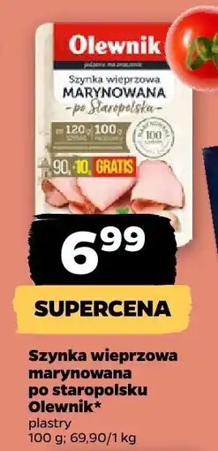 Netto Szynka wieprzowa marynowana po staropolsku Olewnik oferta