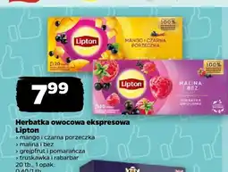 Netto Herbata Lipton owoce leśne/malina i bez/grejpfrut i pomarańcza/truskawka i rabarbar oferta