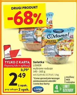 Intermarche Sałatka wybrane rodzaje LISNER oferta