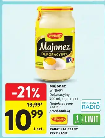 Intermarche Majonez dekoracyjny WINIARY oferta